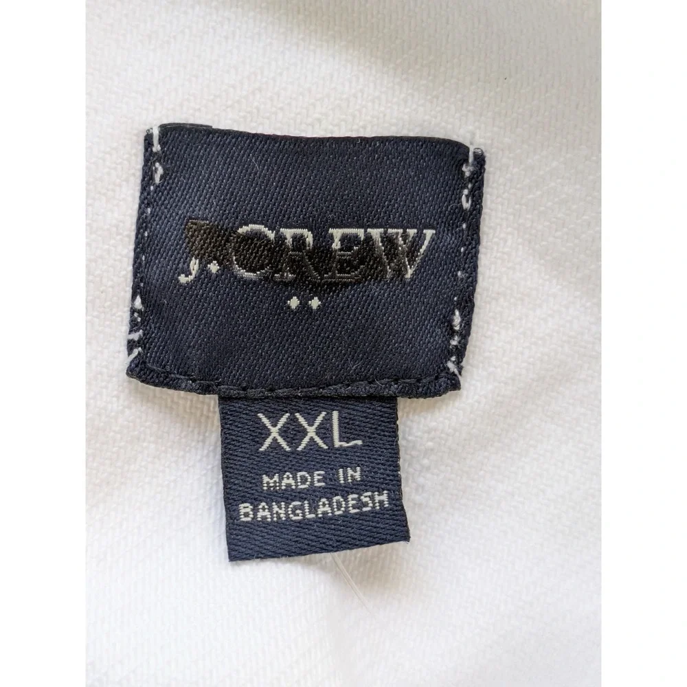 J.Crew Relaxed Denim Jacket Womens Size XXL White NWT $128 CJ090 - Picture 5 of 7
